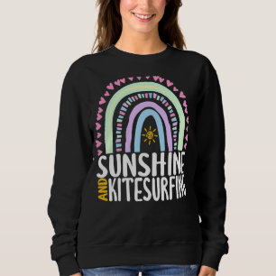 Sudadera Sunshine And Kitesurfing Cute Rainbow Graphome
