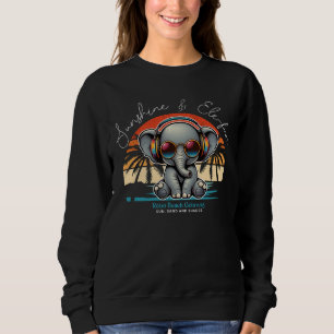 Sudadera Sunshine de primavera y Ele-fun Retro Beach Getawa
