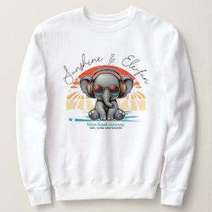 Sudadera Sunshine de primavera y Ele-fun Retro Beach Getawa