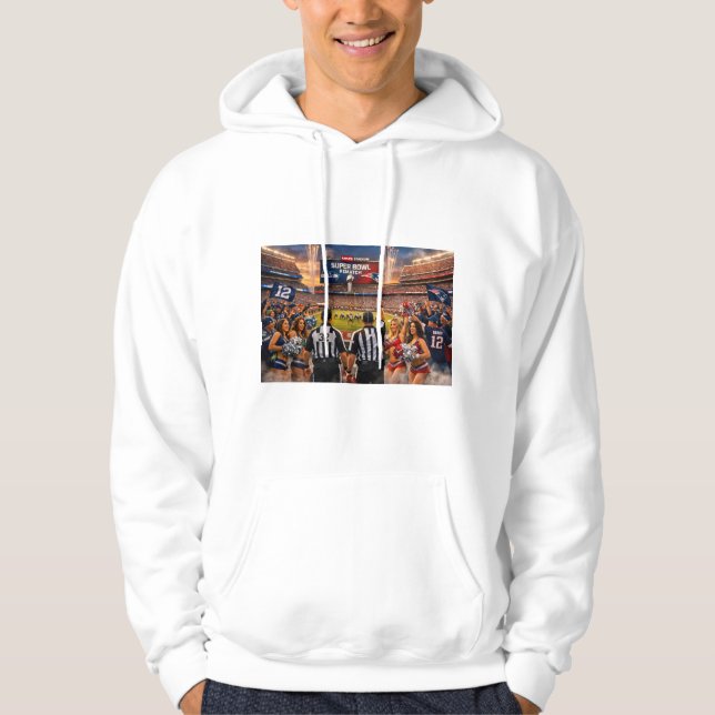 Sudadera Super Bowl 60 Rematch Fútbol (Anverso)