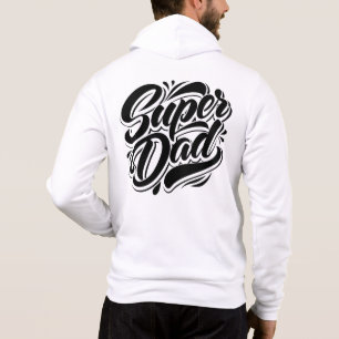 Sudadera Super Dad Hero Tipografía Diseño-67888