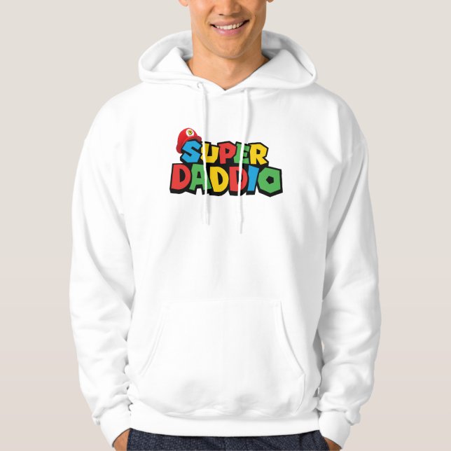 Sudadera Super Daddio para el mejor papá (Anverso)