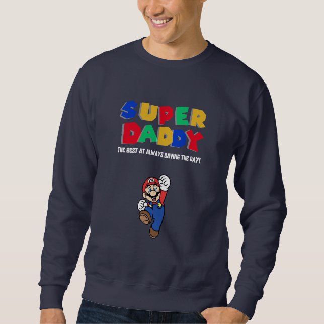 Sudadera Super Daddy  (Anverso)