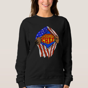 Sudadera Super Ejecutivo Chef Héroe Trabajo