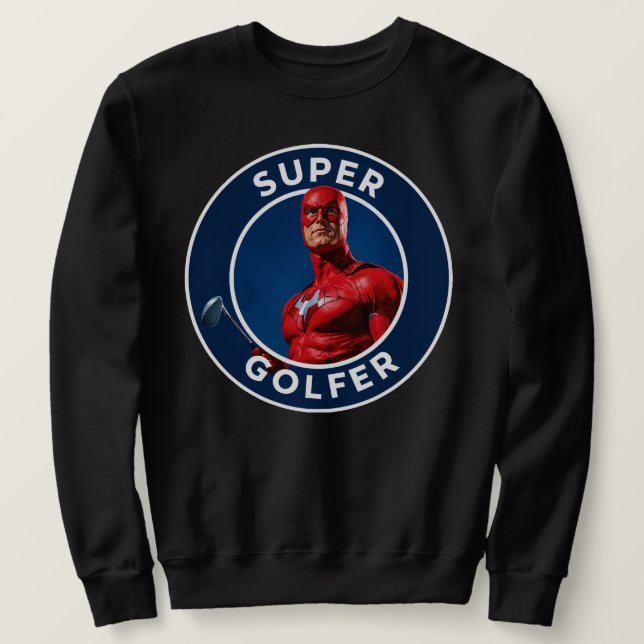 Sudadera Super Golfer (Anverso del diseño)