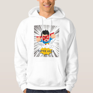 Sudadera Super Hero Kid - Poder de Personalizado de estilo