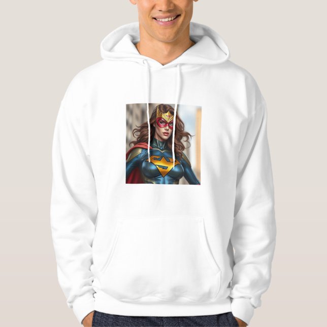SUDADERA SUPER HERO LADY (Anverso)