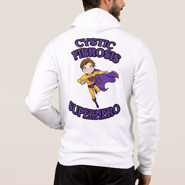 Sudadera Super héroe de la fibrosis quística de Jordania… (Reverso)