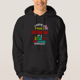 Sudadera Super Orgulloso GODMOM de 2026 Graduado Preescolar