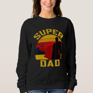 Sudadera Super Papá Padre Superhéroe Y Mejor Esposo F