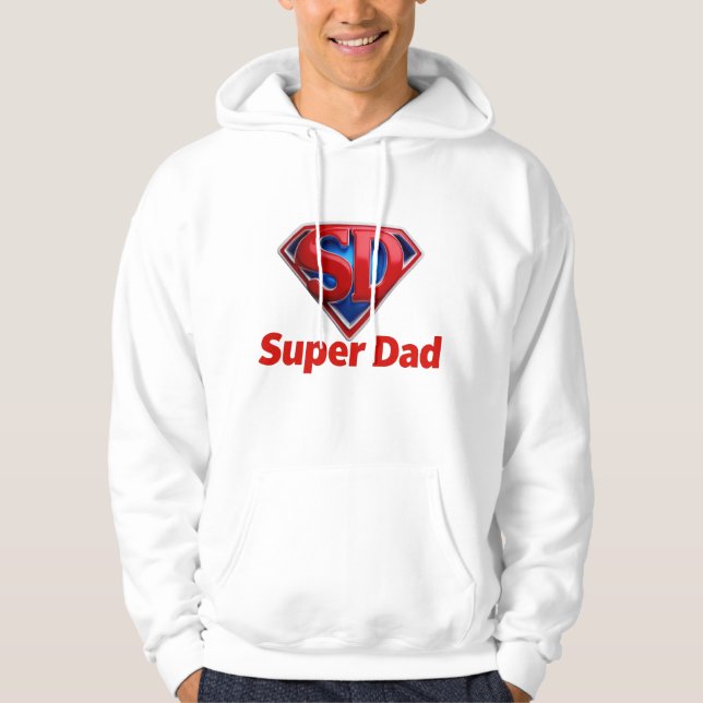 Sudadera Super Papá – Papá genial con estilo de superhéroe (Anverso)