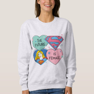 Sudadera Supergirl fuera de este mundo retro gráfico