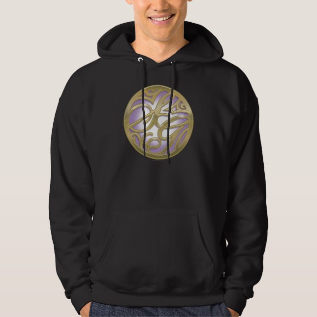 Sudadera Supergirl Gold & Purple Circle Logo (Anverso)