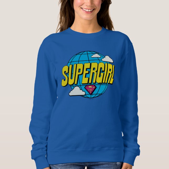 Sudadera Supergirl Gráfico Pop Global (Anverso)