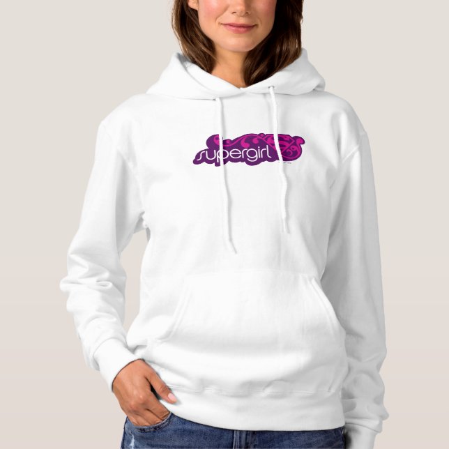 Sudadera Supergirl Groovy Name y S-Shield (Anverso)