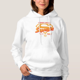 Sudadera Supergirl más fuerte que nunca retro gráfico