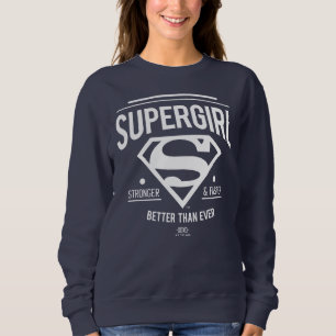 Sudadera Supergirl mejor que nunca retro gráfico