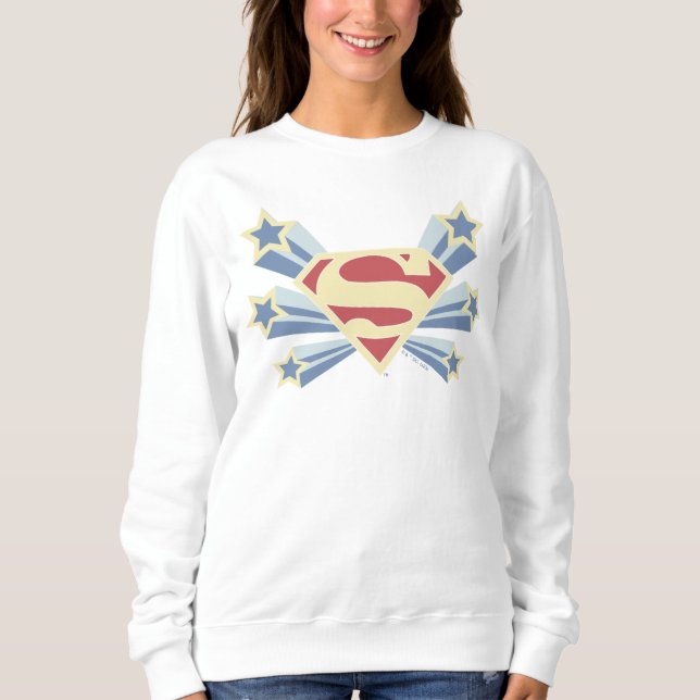 Sudadera Supergirl Stars S-Shield (Anverso)