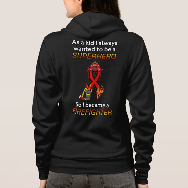Sudadera SUPERHERO...Bombero (Reverso)
