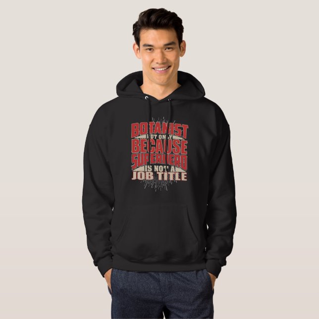 Sudadera Superhéroe botánico (Anverso completo)