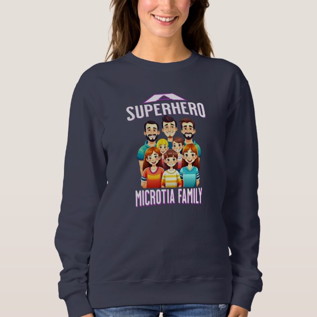Sudadera Superhéroe Microtia (Anverso)