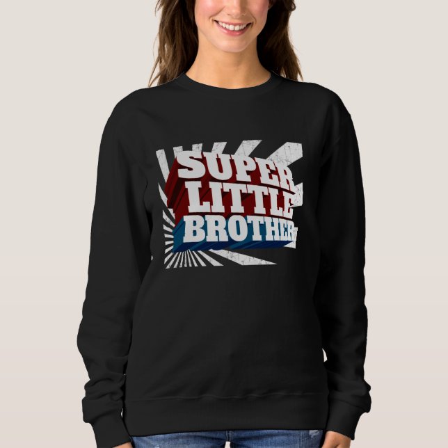 Sudadera Superhéroe Super Little Brother Comic (Anverso)