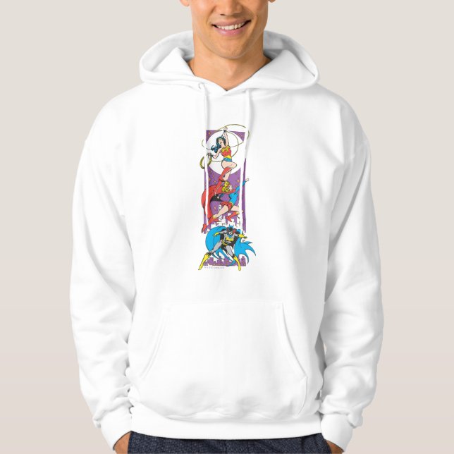 Sudadera Superheroínas En Acción (Anverso)