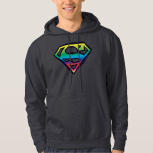 Sudadera Superman S-Shield  Logo arco iris