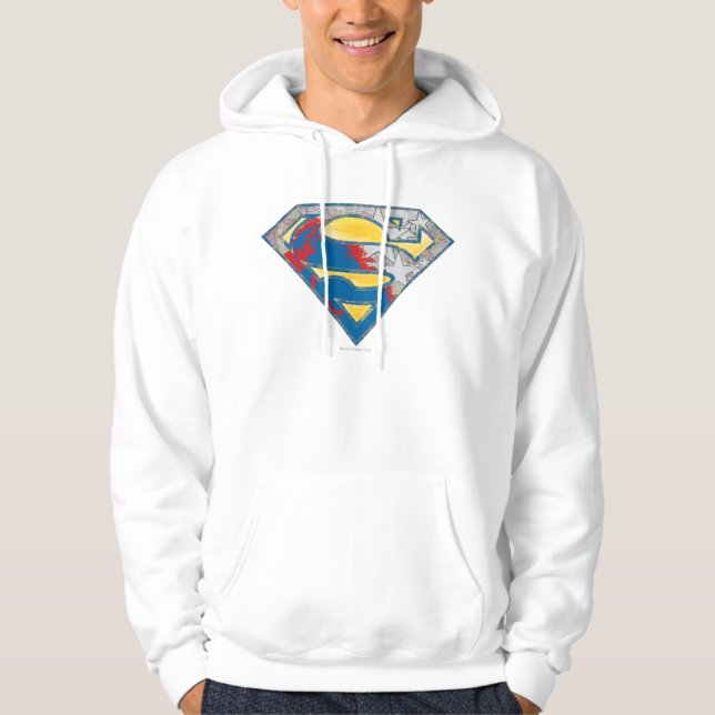 Sudadera Superman S-Shield | Logotipo de mezcla gris de col (Anverso)