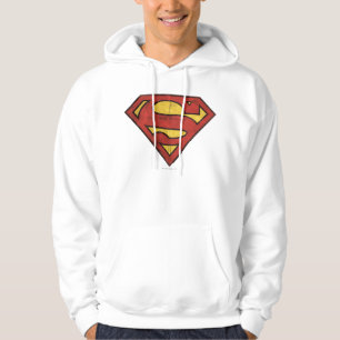 Sudadera Superman S-Shield   Logotipo Grunge