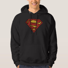 Sudadera Superman S-Shield | Logotipo Grunge