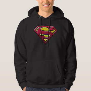 Sudadera Superman S-Shield  Logotipo Scratches