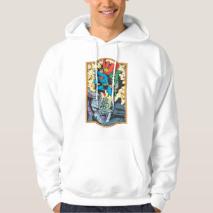 Sudadera Superman y Green Lantern en la lucha contra Braini