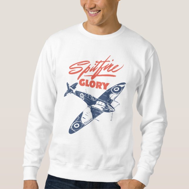 Sudadera Supermarine Spitfire Glory | WW2 Plane (Anverso)