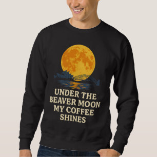 Sudadera Supermoon del castor sobre el café de Sydney Austr