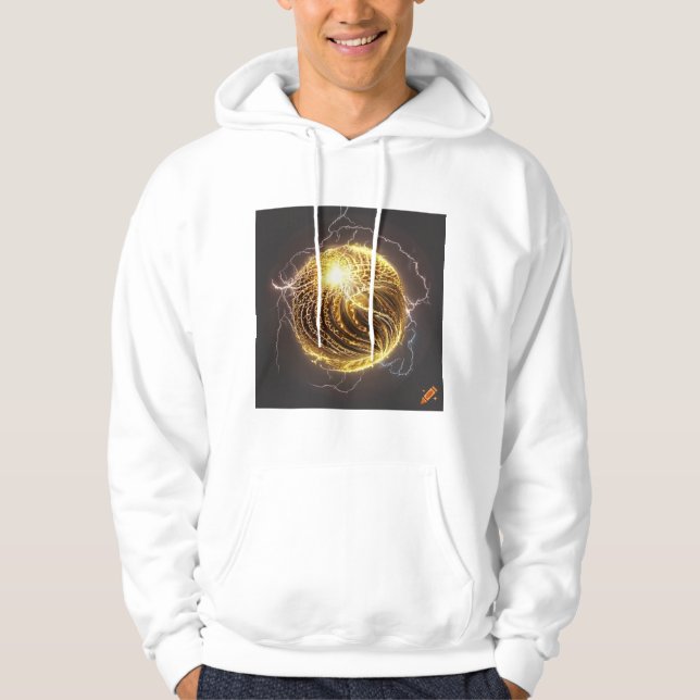 Sudadera "Supernova Elegance - Explosión cósmica Emblem Tee (Anverso)