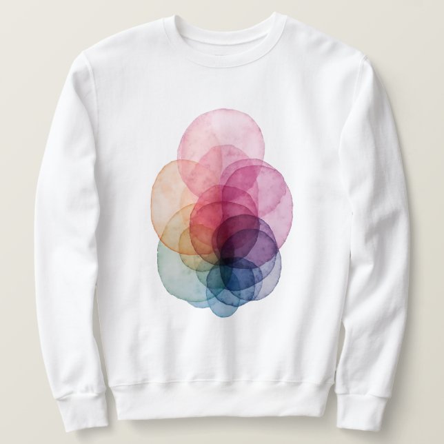 Sudadera Superposición vívida V01 (Anverso del diseño)