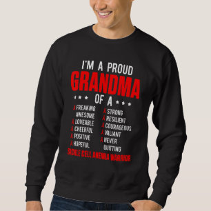 Sudadera Superviviente de anemia falciforme Abuela orgullos
