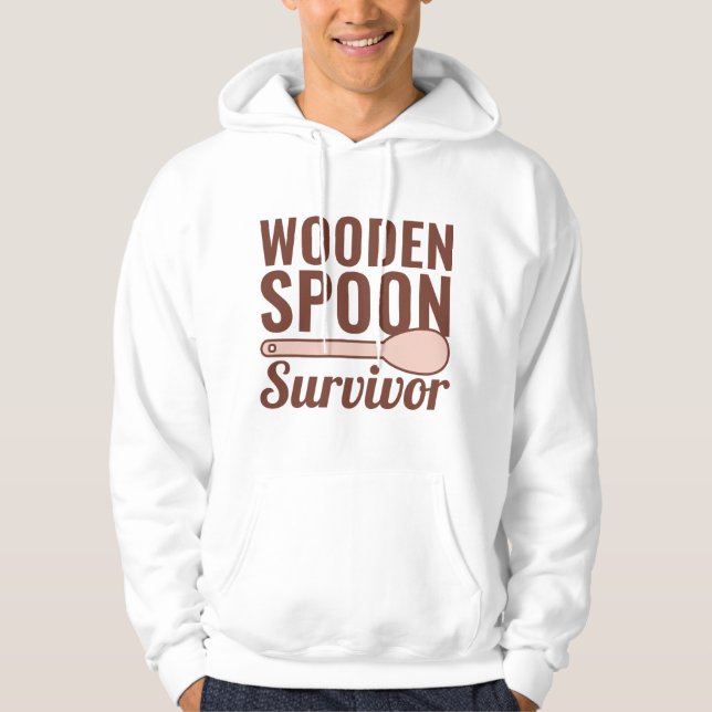 Sudadera Superviviente de Cuchara de Madera (Anverso)