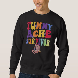 Sudadera superviviente de dolor de barriga Dolor de estómag