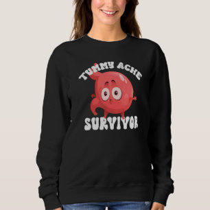 Sudadera SUPERVIVIENTE DE DOLOR DE BARRIGA Vintage Dolor de