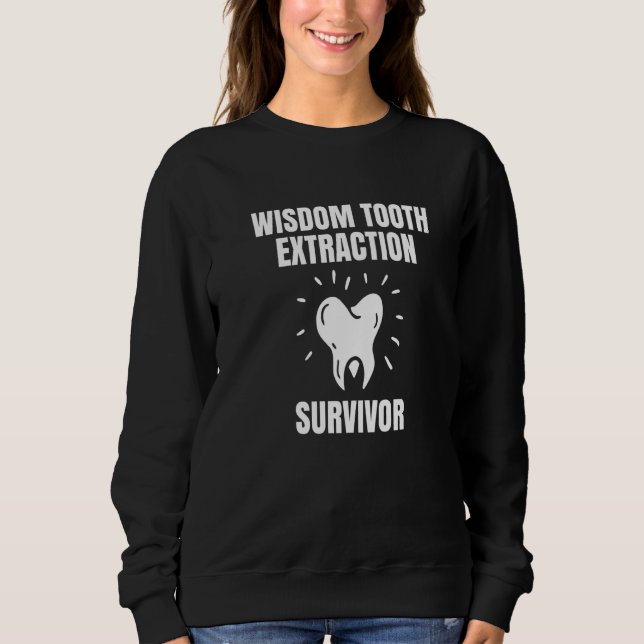Sudadera Superviviente de extracción de muela del juicio  1 (Anverso)