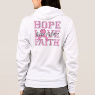 Sudadera Superviviente de la fe del amor de la esperanza