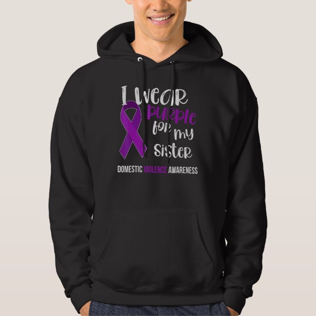 Sudadera Superviviente de la violencia doméstica (Anverso)