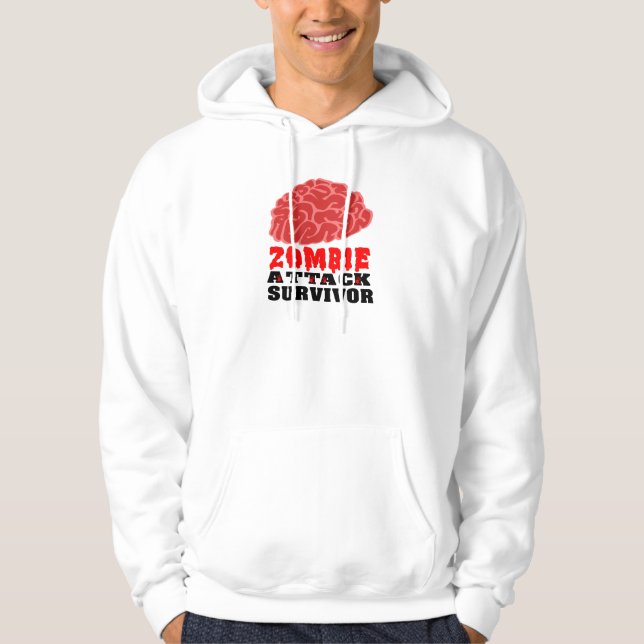 Sudadera Superviviente del ataque del zombi (Anverso)