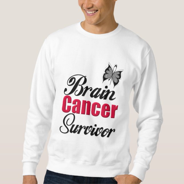 Sudadera Superviviente del cáncer de cerebro (Anverso)
