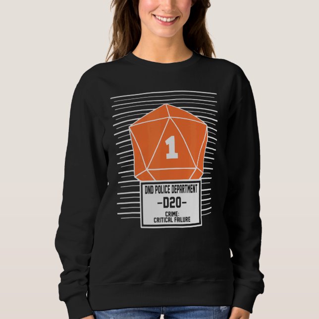 Sudadera Supongo que moriré Dungeon Nerdy Gamer D20 Tableto (Anverso)