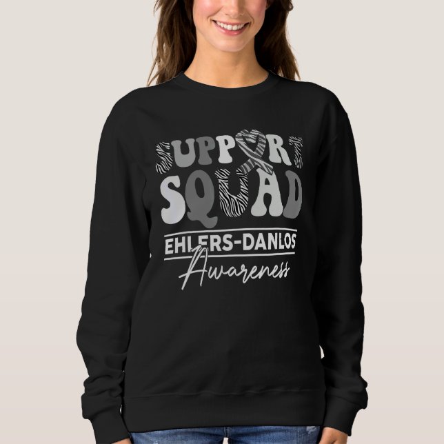 Sudadera Support Squad Sunflower Hair Ehlers Danlos Awarene (Anverso)