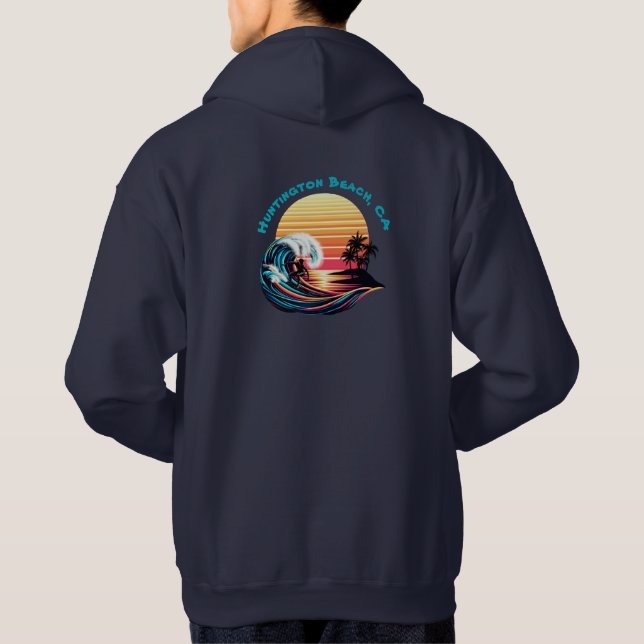 Sudadera Surf al atardecer (Reverso)
