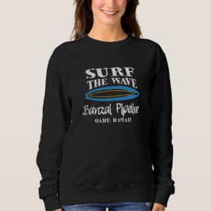 Sudadera Surf Banzai Pipeline Surfear La Ola Banzai Pipelin